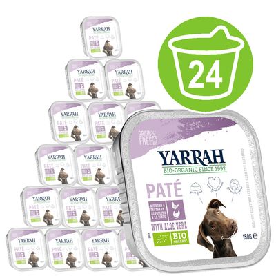 Yarrah Organic Trays Pâté Saver Pack 24 x 150g