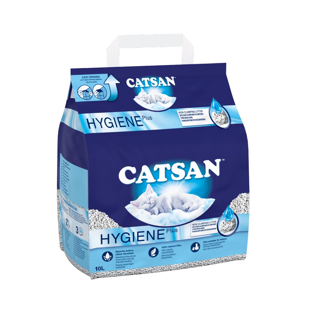 Catsan Hygiene Non-Clumping Odour Control Cat Litter 10L