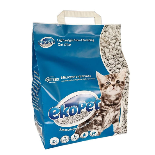 Pettex ekoPet light Weight Non-Clumping Cat Litter 10L